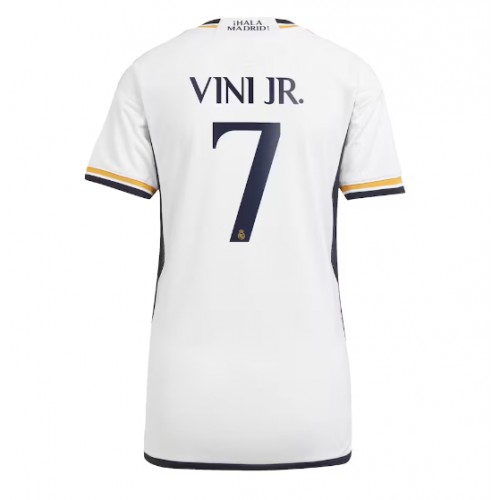 Real Madrid Vinicius Junior #7 Domaci Dres za Ženska 2023-24 Kratak Rukav